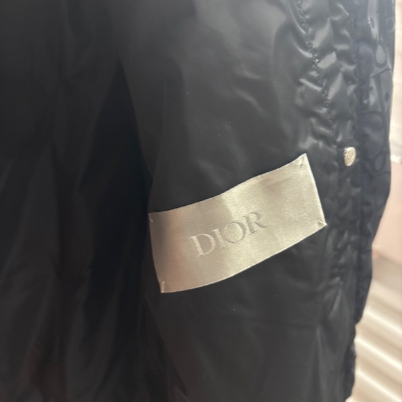 Dior Oblique Down Jacket Navy Blue Technical Jacquard - Picture 6 of 6